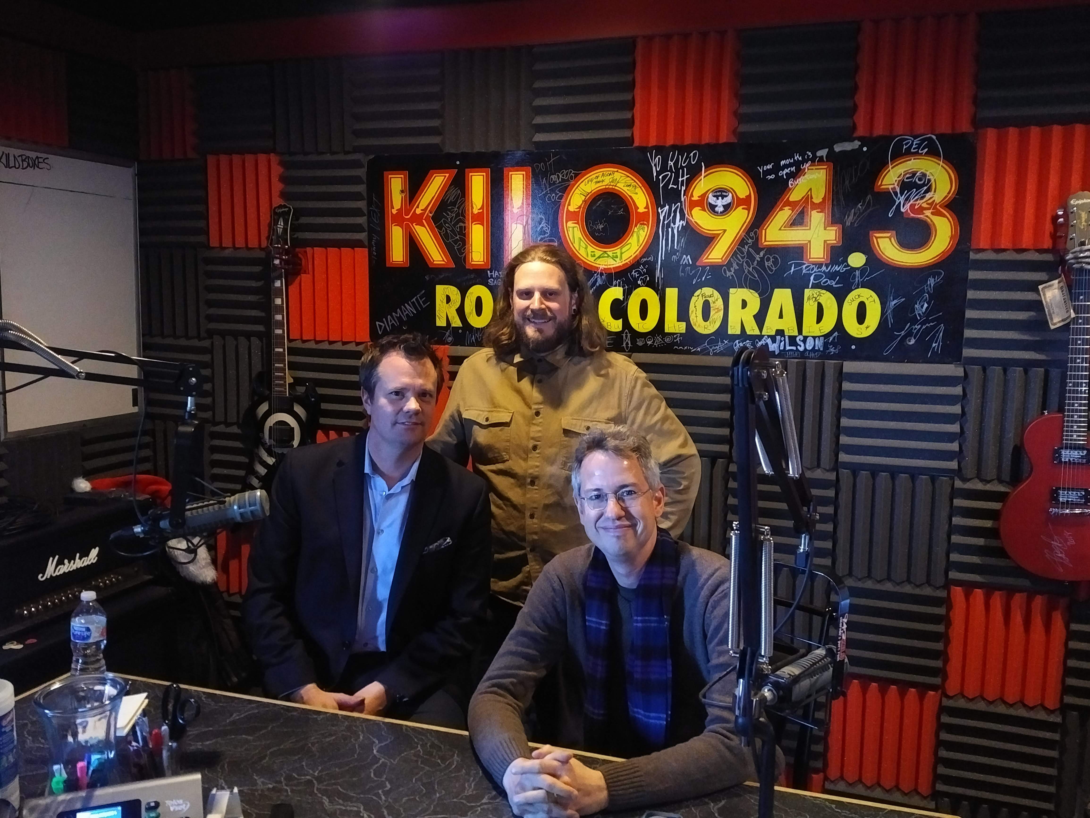 Colin and Chris at KILO 94.3