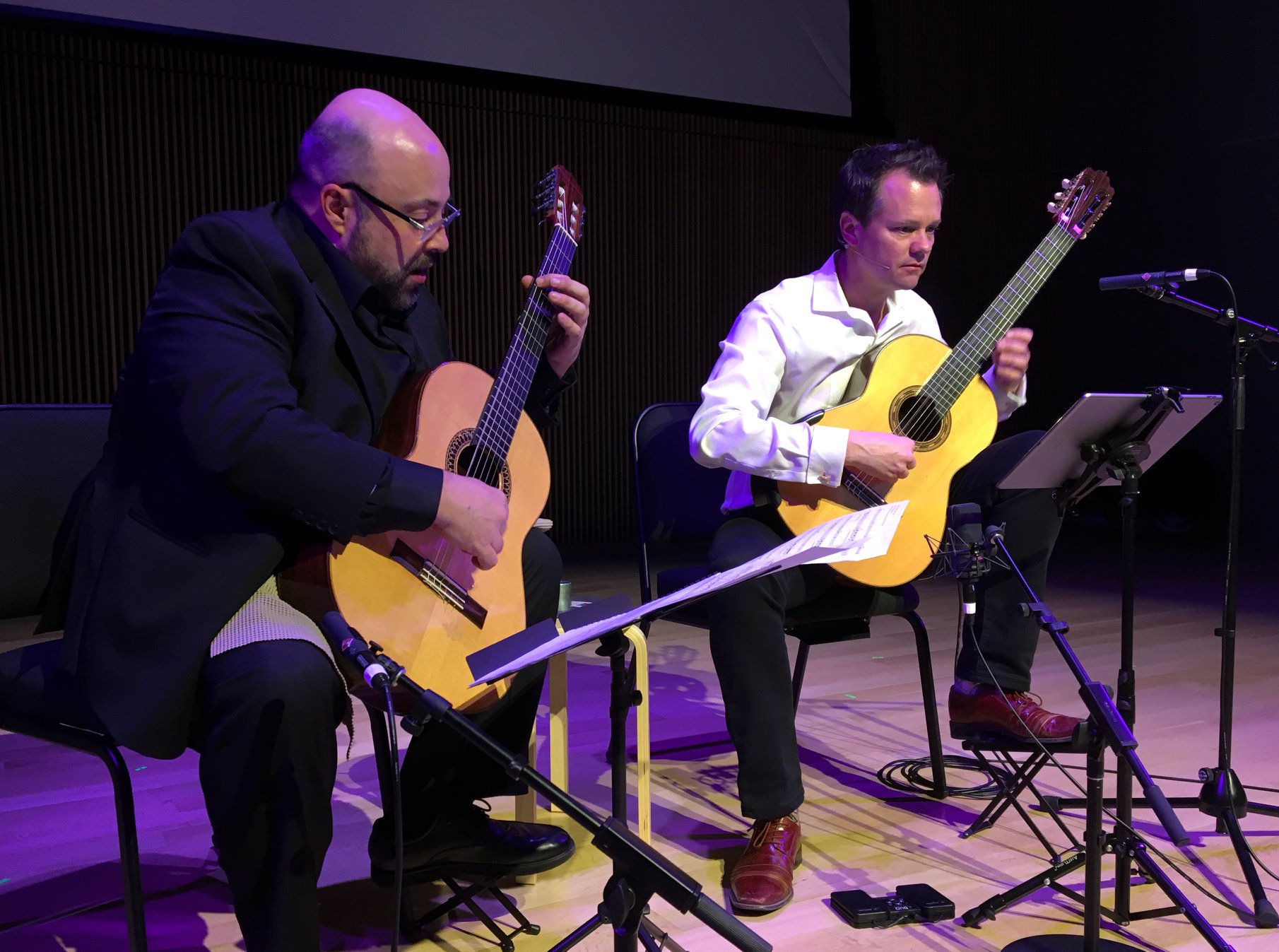 Colin and Pablo Playing Music