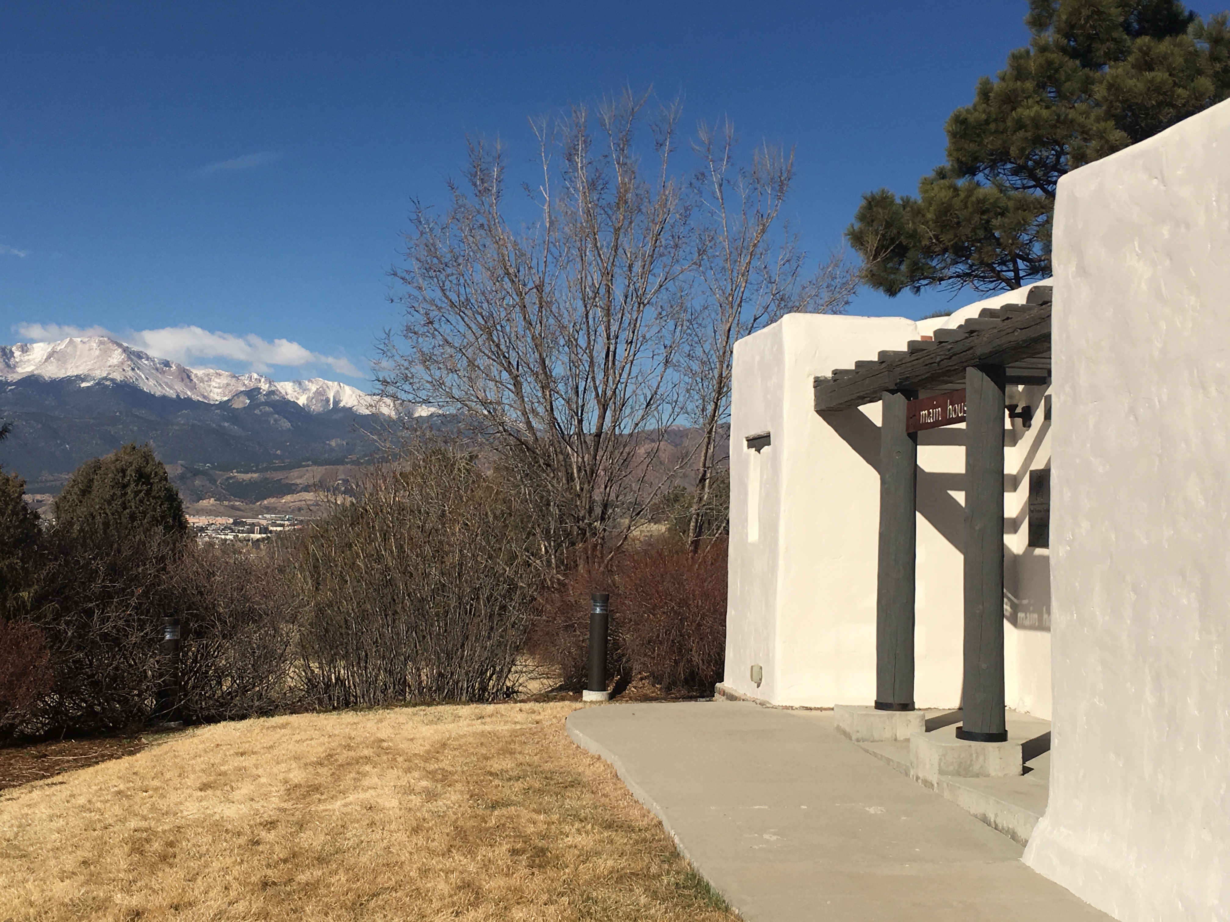 Heller Center and Pikes Peak